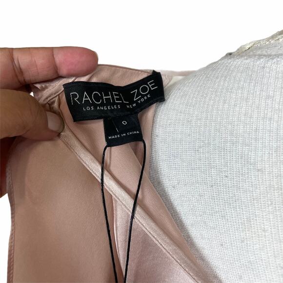 Rachel Zoe Catrina Short Romper Tube Rose Size 0 - Picture 9 of 13